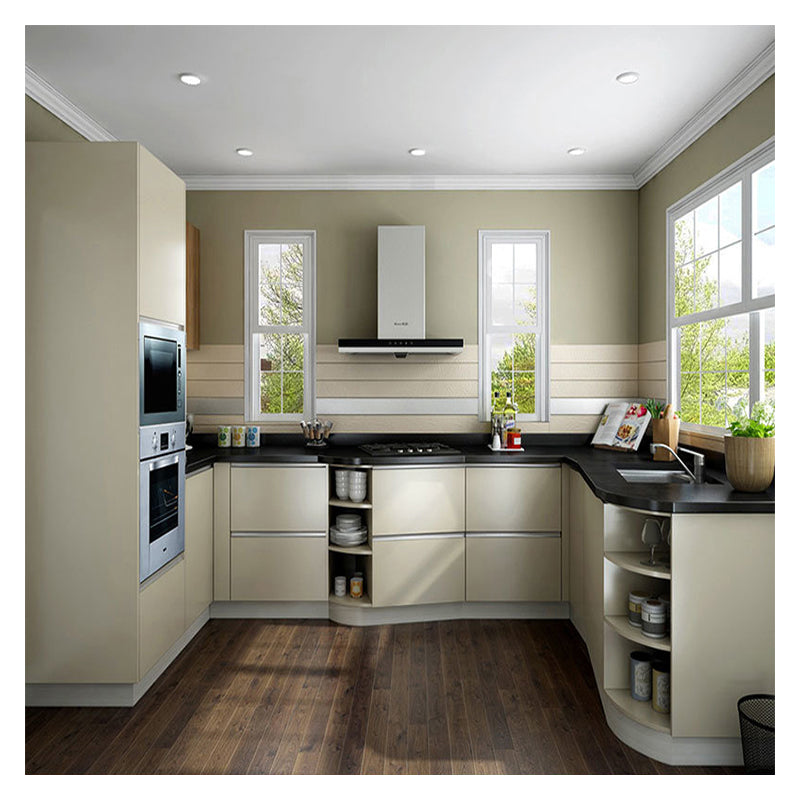 Hot Selling Mini Set Classic Ash Solid Wood Assembled Kitchen Cabinet