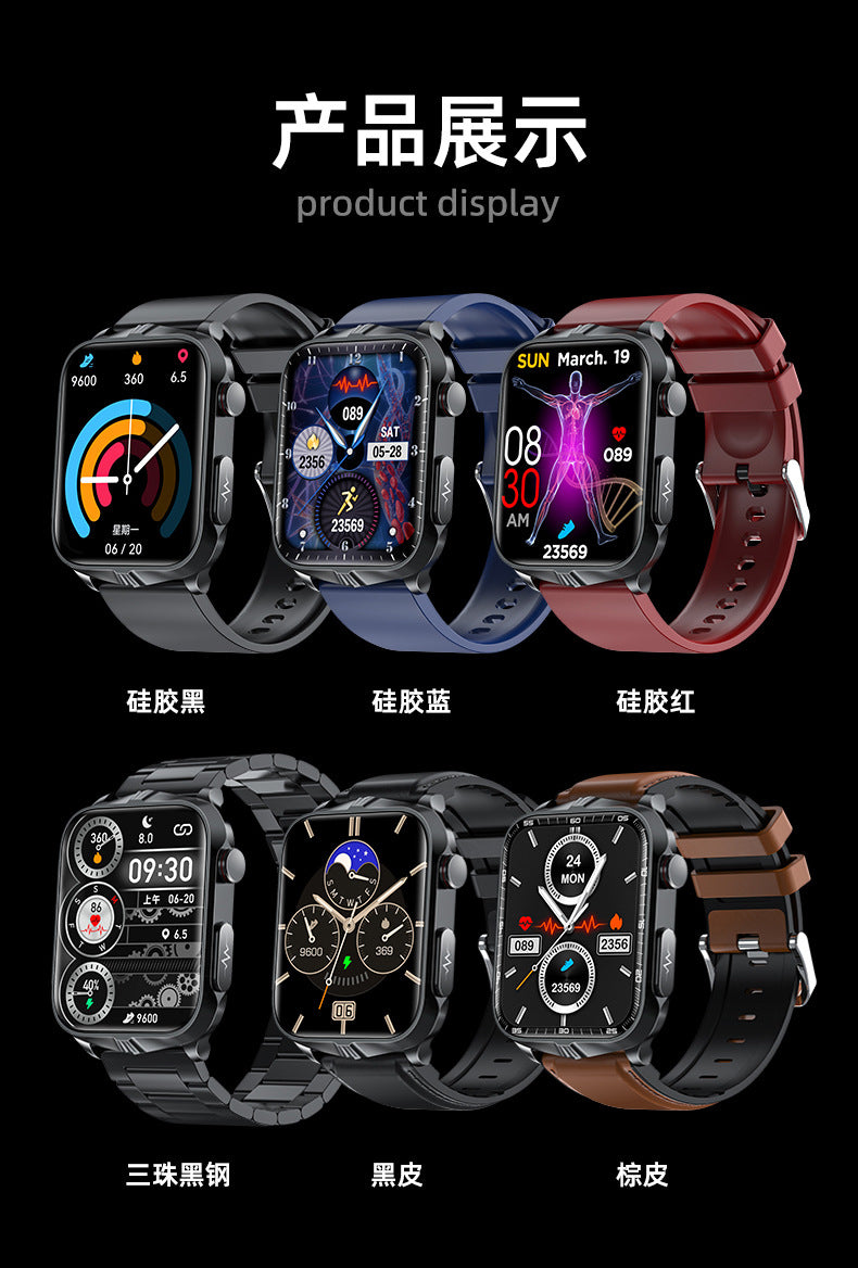 tk11p Smart Watch Electrotherapy ECG Blood Sugar Health Monitoring Watch nfc Relatives and Friends Care Body Temperature Measurement Watch