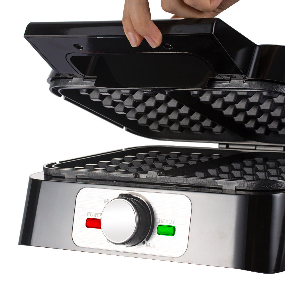 RAF Breakfast Machine Household EU Plug Multi-Functional Double-Sided Heating Bread Electric Baking Pan Light Food Waffle Maker