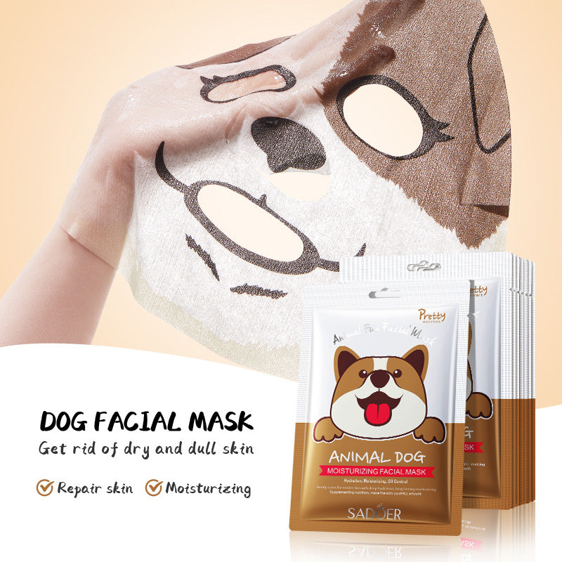 Full English Animal Pattern Mask25g SADOER Hydrating and Moisturizing Skin Care Tablets for  Wholesale