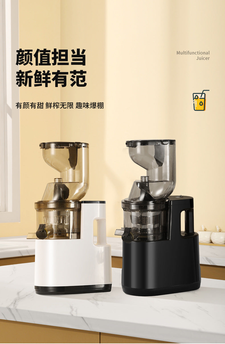 Juicer Household Pulp and Juice Separator Multifunctional Commercial Large Caliber Fruit and Vegetable Juicer