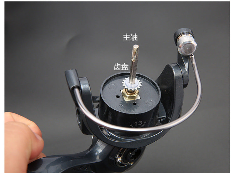 Manufacturer In-Stock Spinning Wheel Metal Fishing Reel Lure Fishing Reel Sea Rod Long Casting Fishing Line Reel Stainless Steel Sea Rod Spinning Wheel