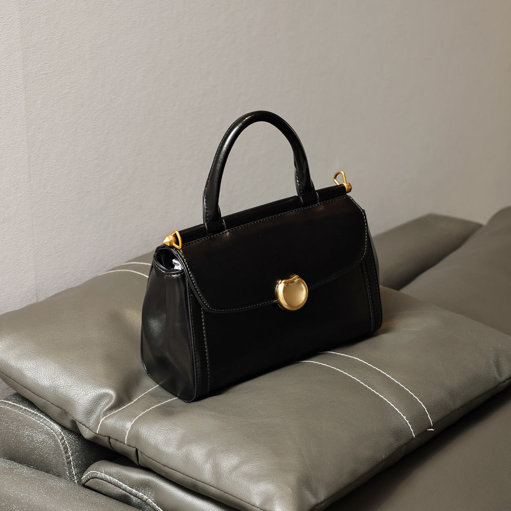 Vintage Simple Small Square Bag2025New Korean Style Personality Single Shoulder Bag Casual Crossbody Bag High-end Niche Handbag