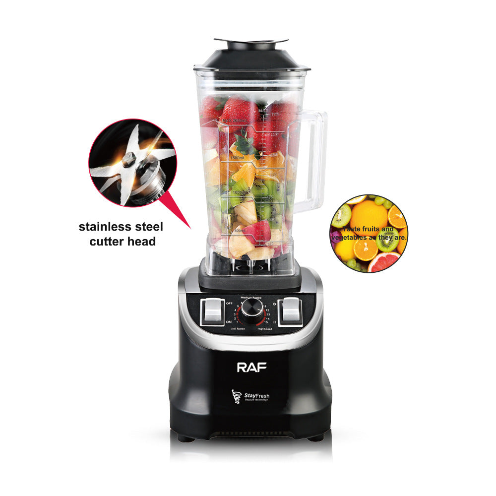 European Standard Blender for Home and Commercial Use, Smoothie Multi-Functional Food Processor, High-Speed Blender, Soy Milk Maker, Fruit Juicer