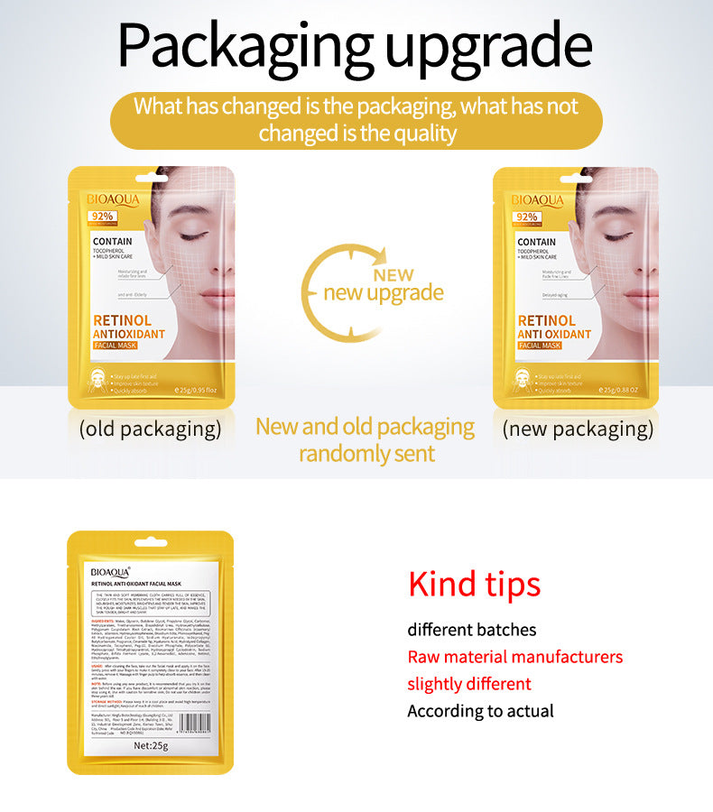 Foreign Trade  BIOAOUA Hyaluronic Acid Moisturizing Mask Moisturizing Brightening Hydrating Mask Skin Care Products Genuine Wholesale