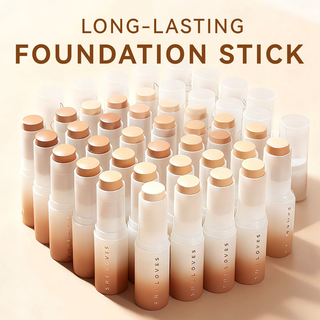 Exclusive Supply sheloves Matte Foundation Stick Concealer Foundation Liquid Non-Cakey Foundation Cream Long-Lasting Foundation Cream