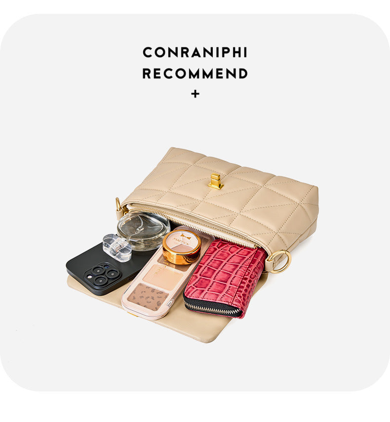 Niche Design Quilted Chain Underarm Bag for Women New Commuter Bag Single Bag Fashion Versatile Crossbody Bag Women's Bag