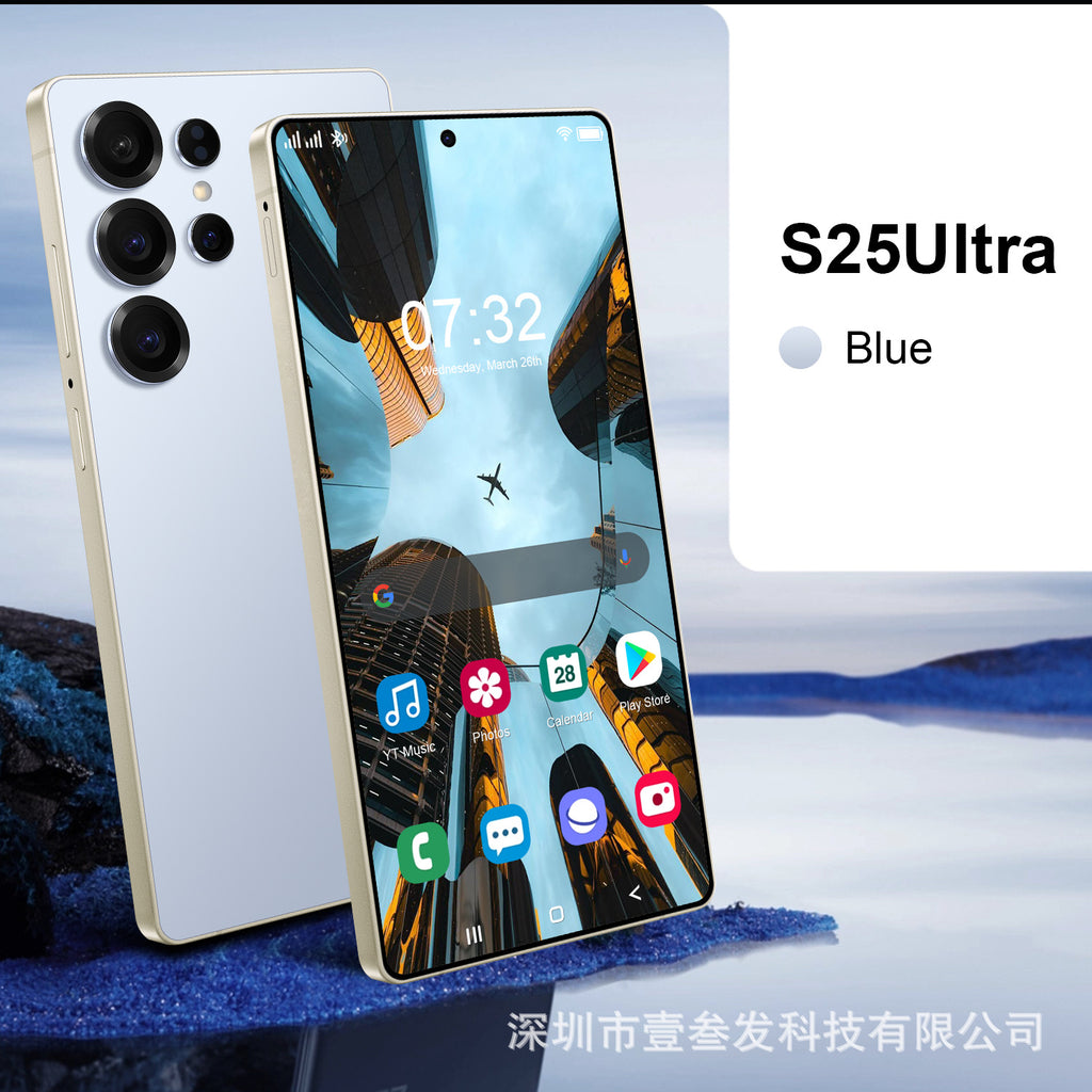 New S25 Ultra Smartphone 16+1T High-end7.3Inch Large Screen Factory5G Mobile Phone
