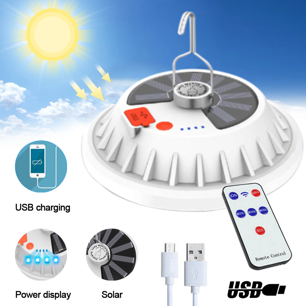 Special Ultra-Bright New Solar UFO Tent Light Outdoor Camping Light Night Market Stall Light Emergency Light
