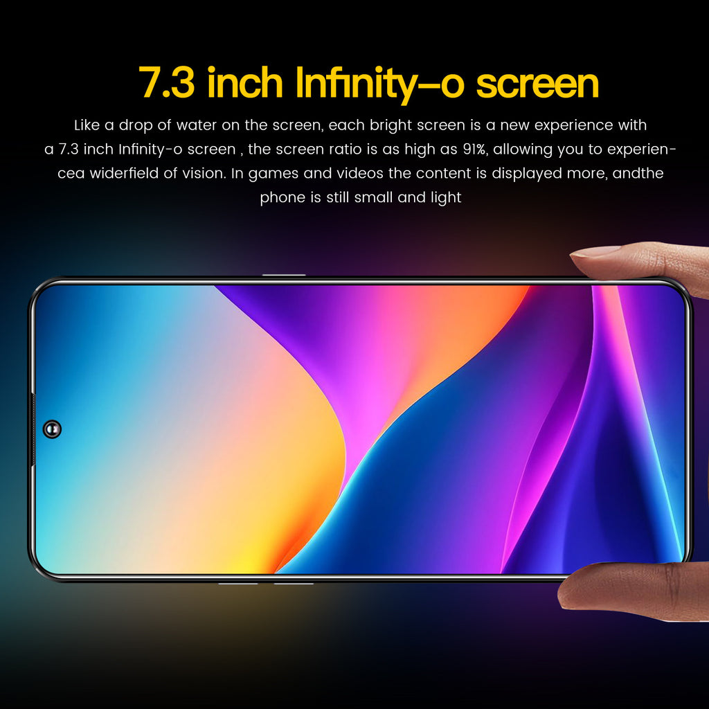 Mobile Phone Spark10 Pro Android4G Mobile Phone16+1T Side fingerprint scanner AI Smartphone(Popular)