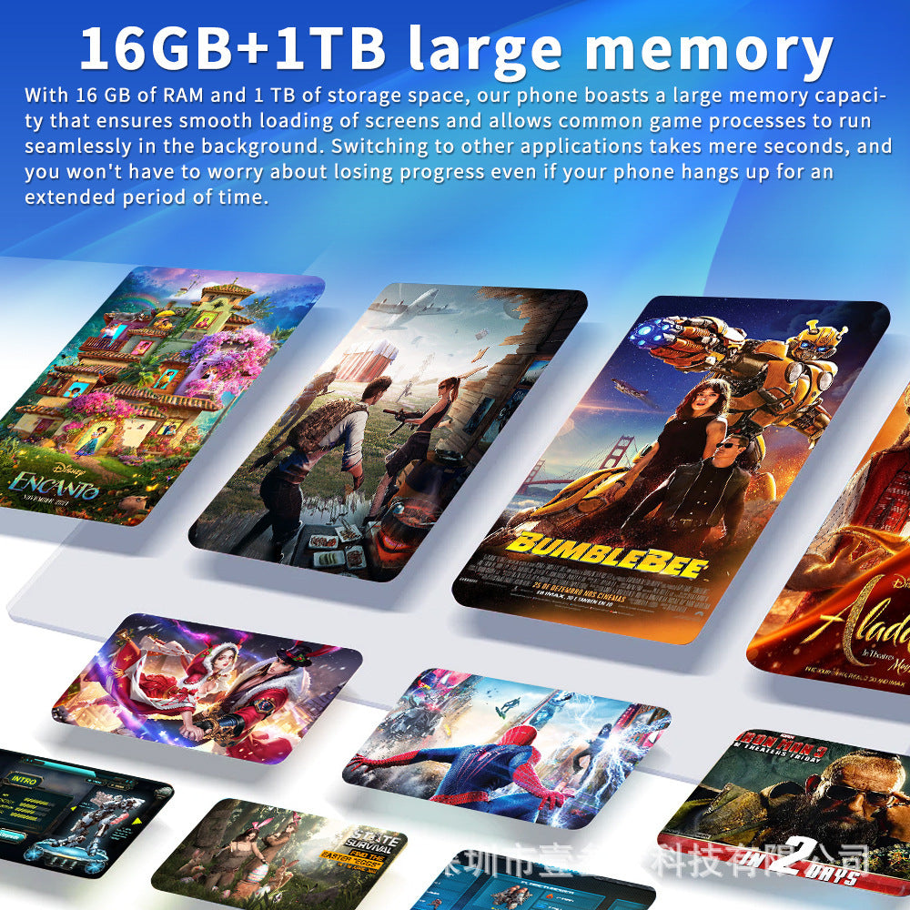 New Mobile Phone i15ProMAX2+16HD Large Screen In Stock Android Smartphones Bestsellers