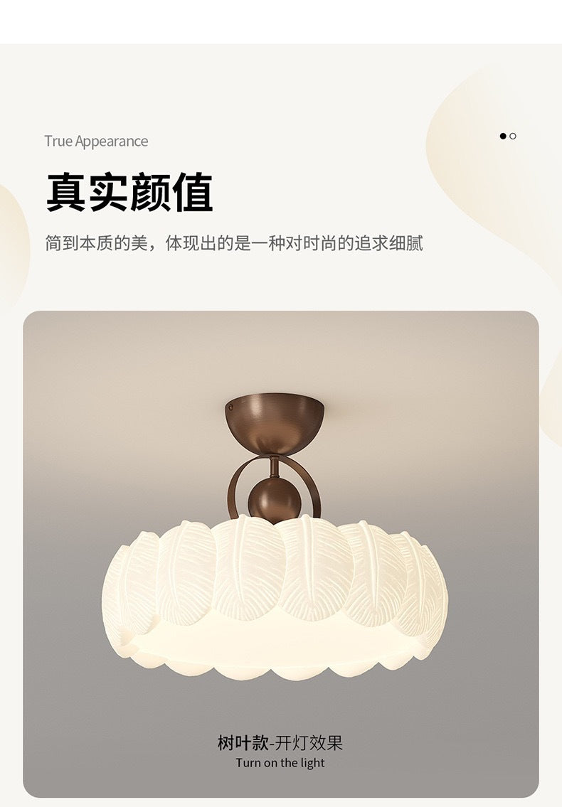 Bedroom Ceiling Light French Vintage Cream Master Bedroom Room Lighting Full Spectrum Eye Protection Modern Simple Study Light