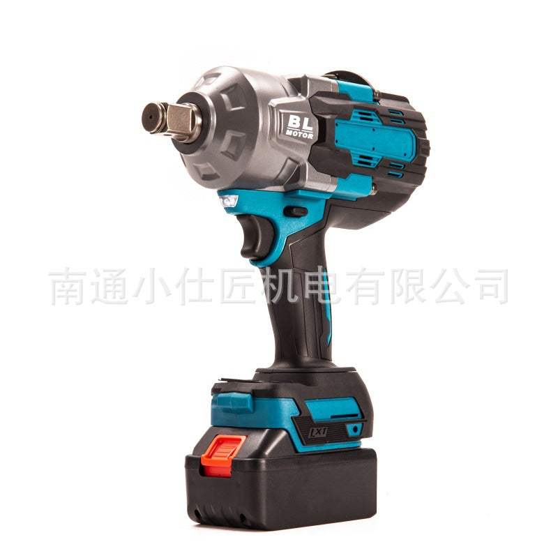 Manufacturer Supply Rechargeable Lithium Battery Wrench Cross-Border Trade High Torque Portable Impact Wrench Auto Repair Air Gun