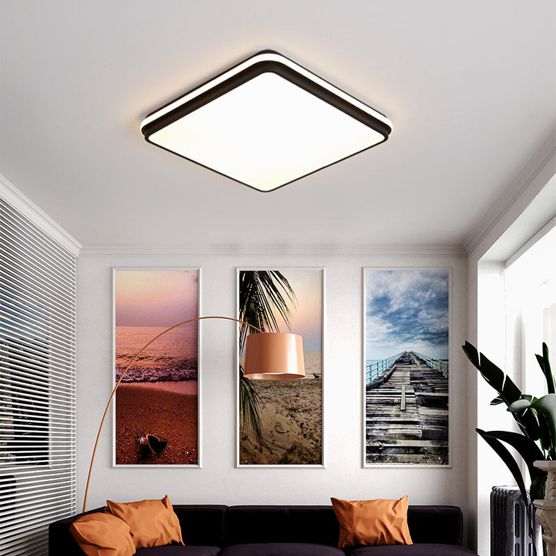 Living Room Main Light Modern Simple Elegant Ultra Bright Rectangular led Ceiling Lamp Study Bedroom Lamp Zhongshan Lighting