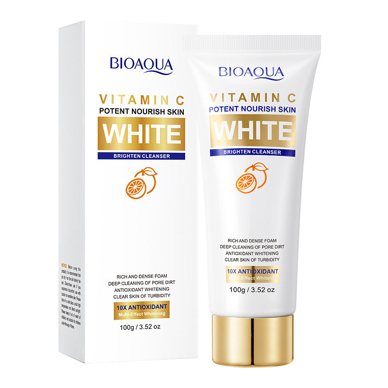 All English Vitamins C Whitening Skin Care Set BIOAOUA Cleansing and Moisturizing Five-Piece Set  Wholesale