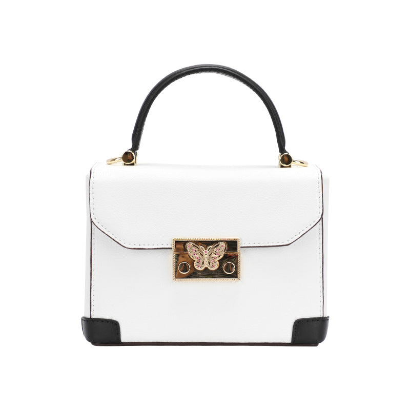 2024New Women's Small Square Bag Fashion Simple Shoulder Crossbody Bag Chain Bag Direct from Manufacturer