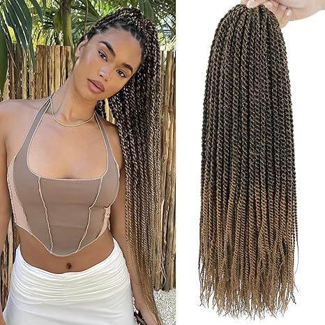 TEMU Hot Selling Export Wig Two Strands Fine Synthetic Wig Two detailed distinction