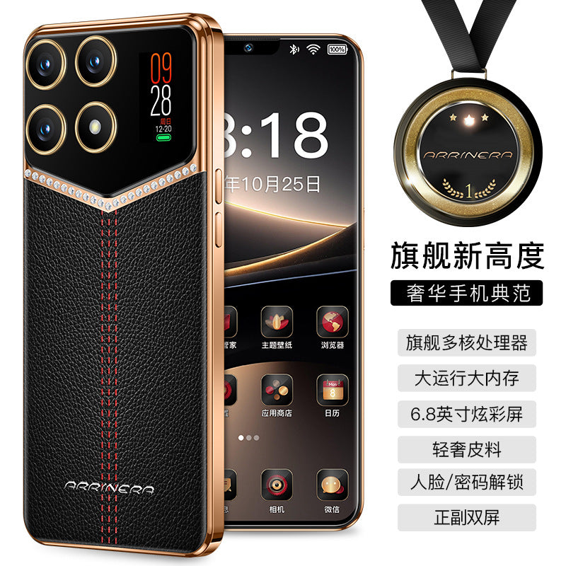2025New U25Smartphone5G Mobile Phone6.517Inch Water Drop Screen Factory Direct Wholesale