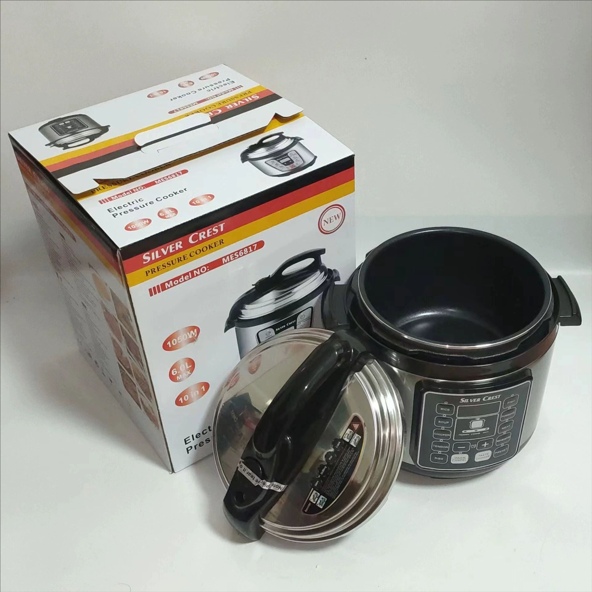 Export6Multifunctional Smart English Pressure Cooker Rice Cooker High Pressure Cooker Voltage Cooker Smart Rice Cooker