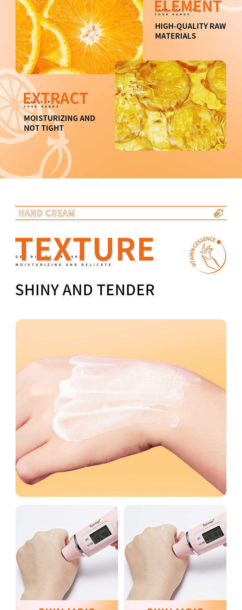 Full English Plant-Based Hand Cream in Sachet SADOER Avocado Aloe Vera Moisturizing Refreshing  Wholesale