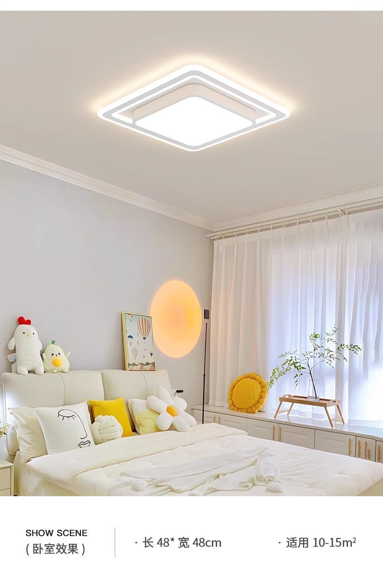 Whole House Lighting Four Bedrooms Two Living Rooms Ceiling Light led Modern Simple Master Bedroom Lamp Iron Art Living Room Lamp Elegant Home Use
