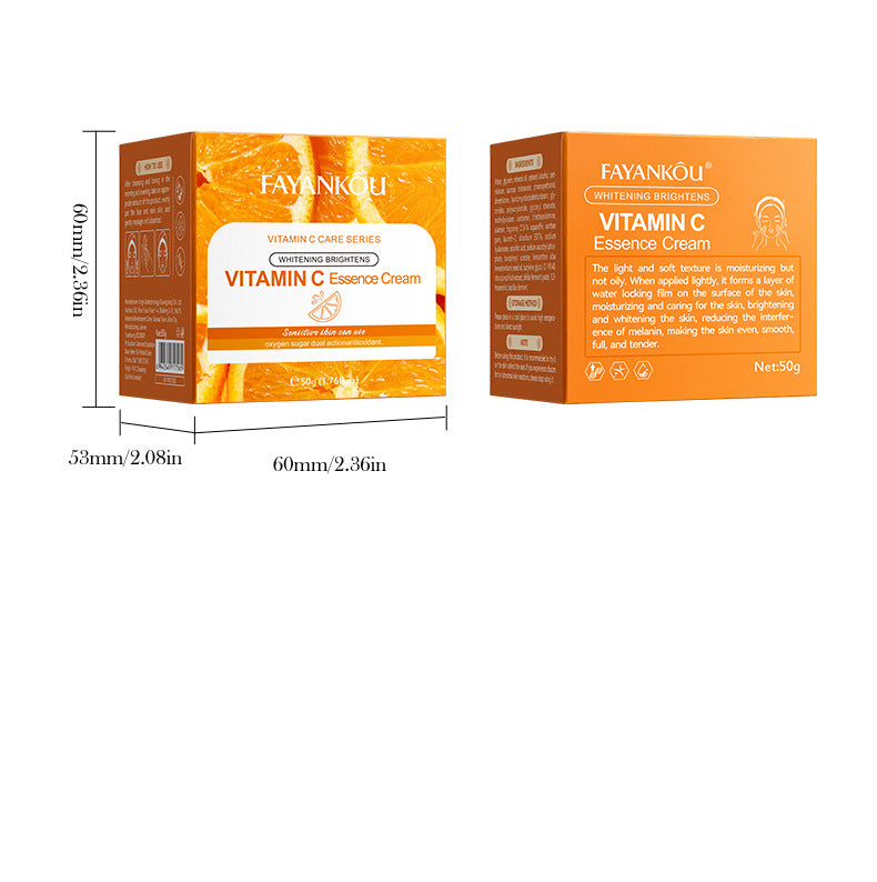 VC Whitening and Moisturizing Face Cream FAYANKOU Brightening and Moisturizing Essence Cream Cross-Border Wholesale