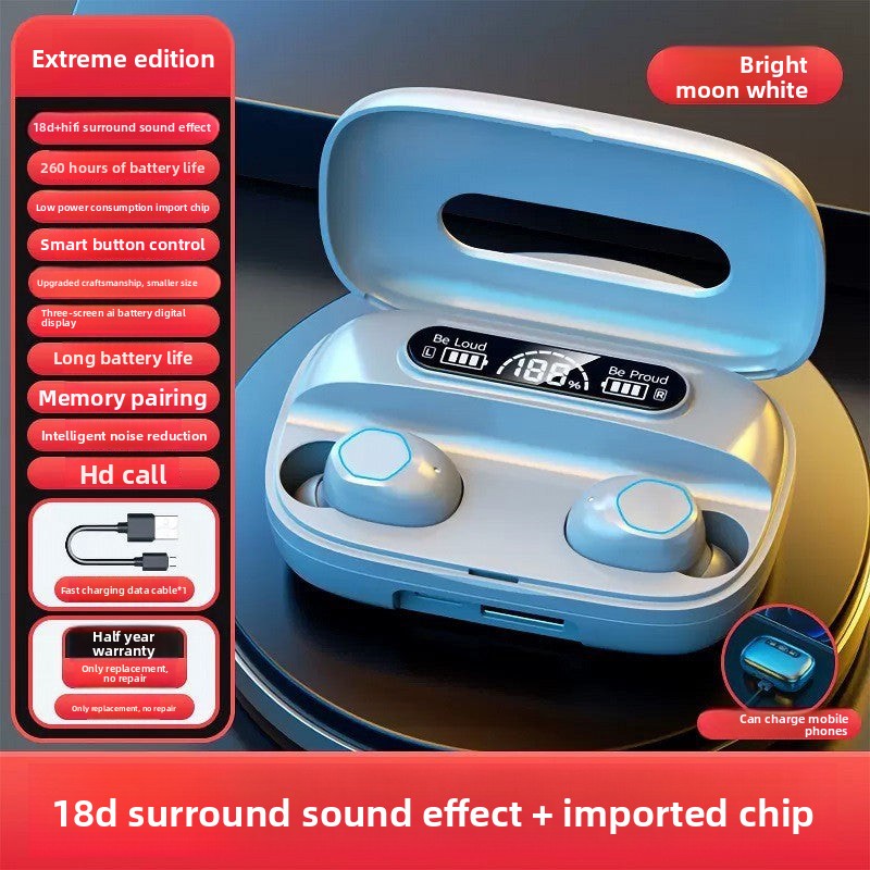 Popular M9Wireless Bluetooth Headset TWS In-ear long-lasting high-quality private model wireless Bluetooth earphones