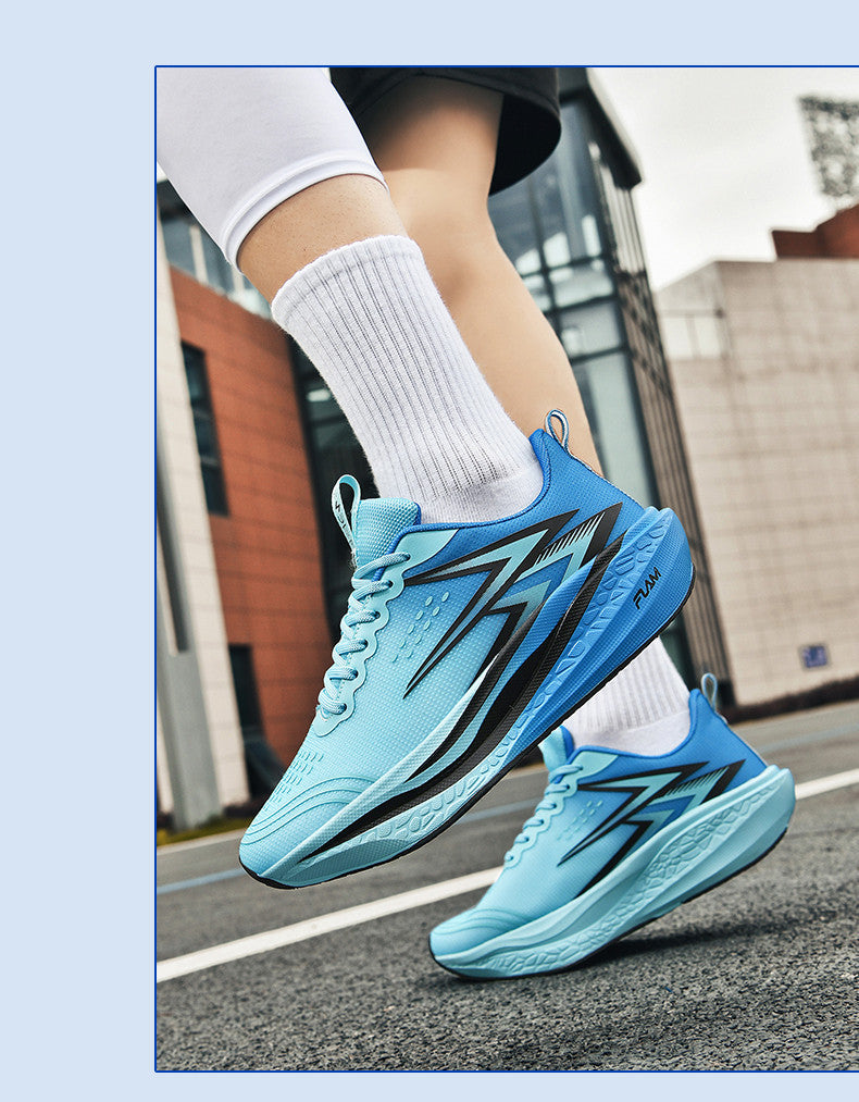New Large Size Running Shoes Fei Ran4Carbon Plate Marathon Carbon Plate Men's and Women's Racing Body Side Training Sneakers