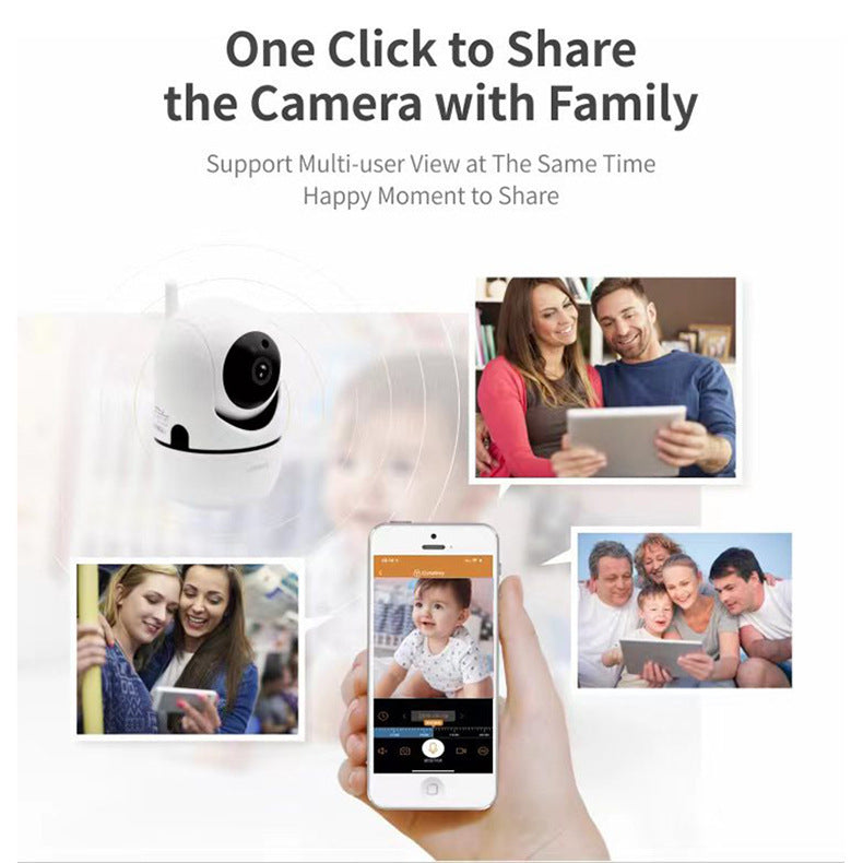 Smart Pet Monitoring Camera360Baby Care Remote Wireless HD Night Vision Panoramic Camera