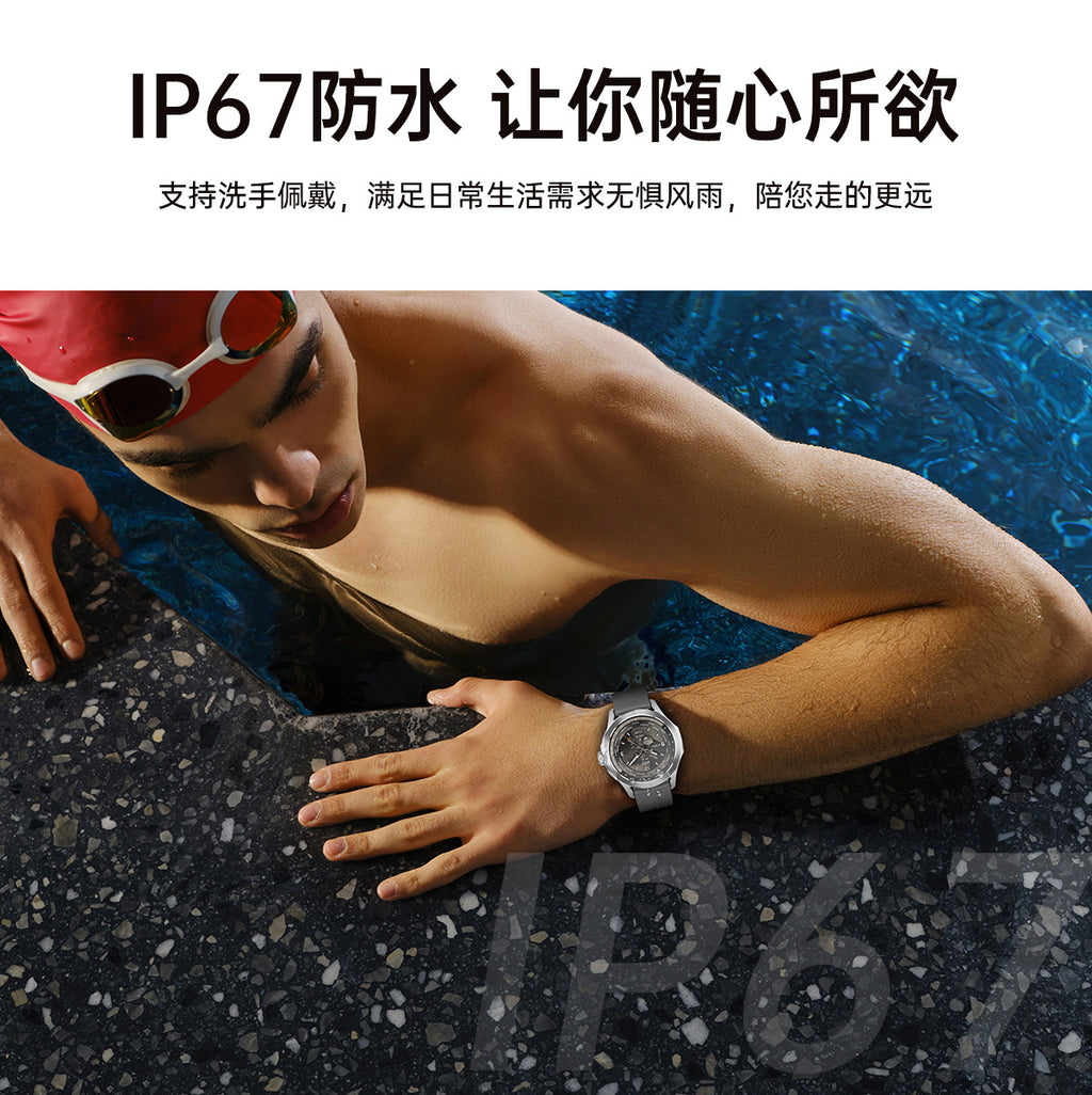S4 Ultra Smart Watch Bluetooth Call True Heart Rate Step Count Sleep Monitoring Compass Motion Tracking Three-Proof