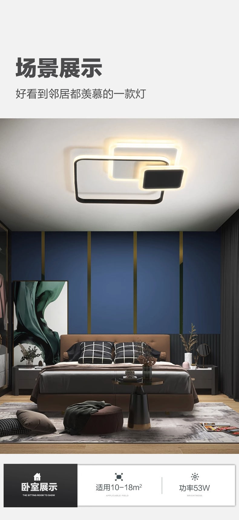 led Bedroom Ceiling Light Master Bedroom Cozy Simple Modern Children's Room Light Luxury Zhongshan Lighting Fashion Room Light