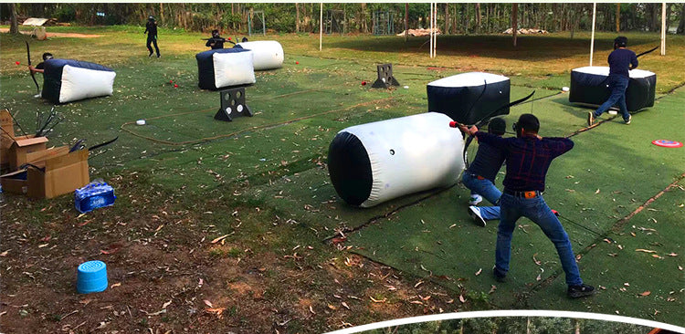 Inflatable Entertainment Sports Real Person cs Camouflage Wall Field Trench Wall PUBG Game Fortress Obstacle Inflatable Manufacturer