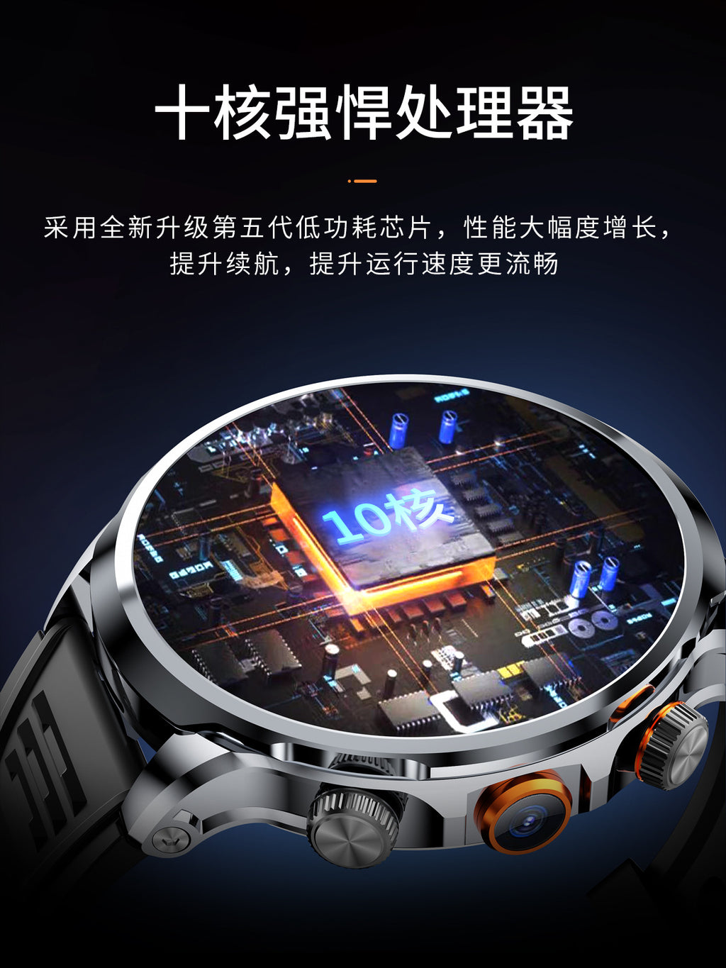 H18Curved Screen4g Plug-in Smart Watch Large Screen Large Memory Global Communication smartwatch Android Phone