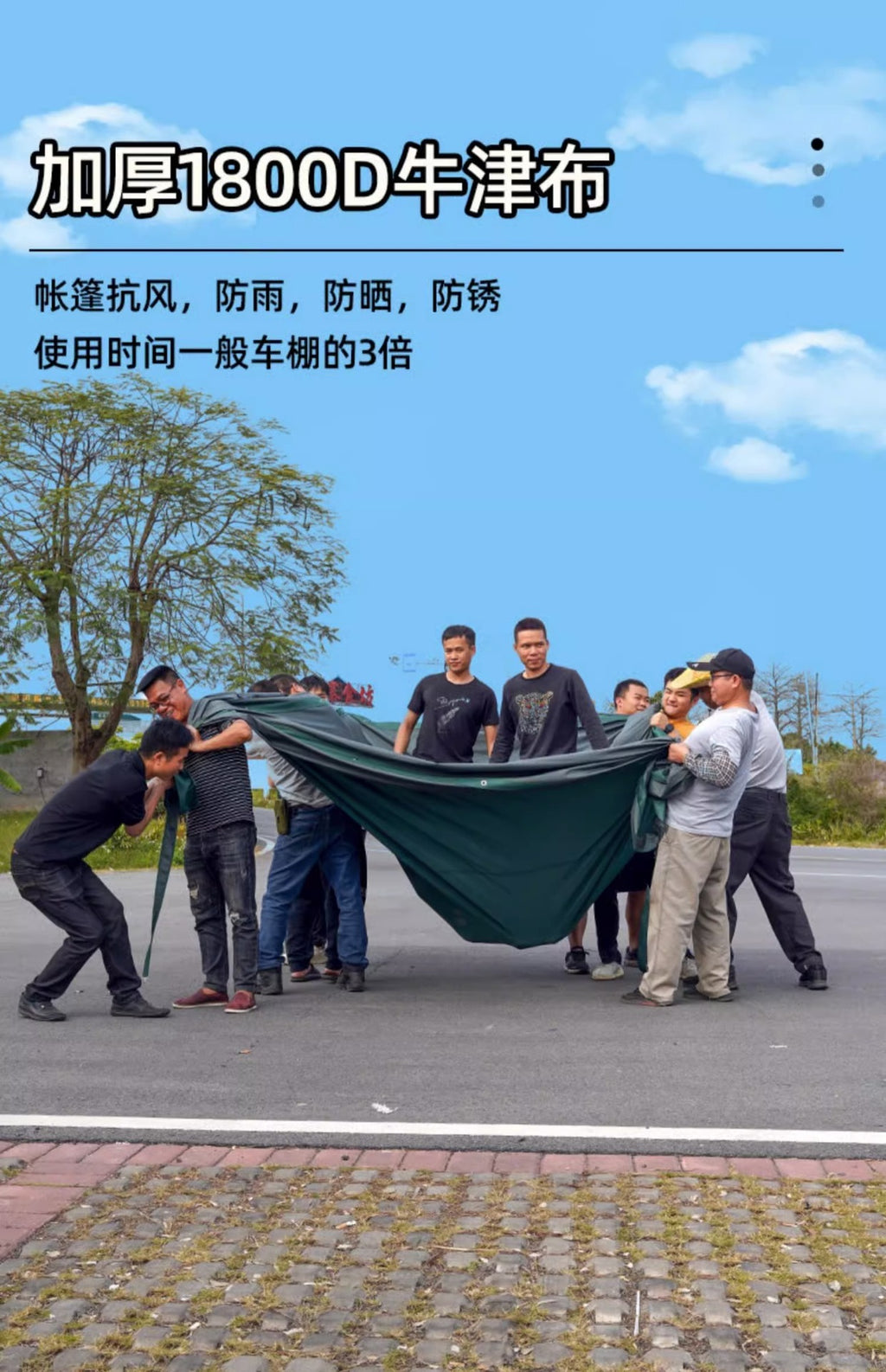 Night Market Stall Internet Celebrity Tent Courtyard Outdoor Foldable Advertising Rainproof Sunshade Four-Corner Umbrella Parking Shed