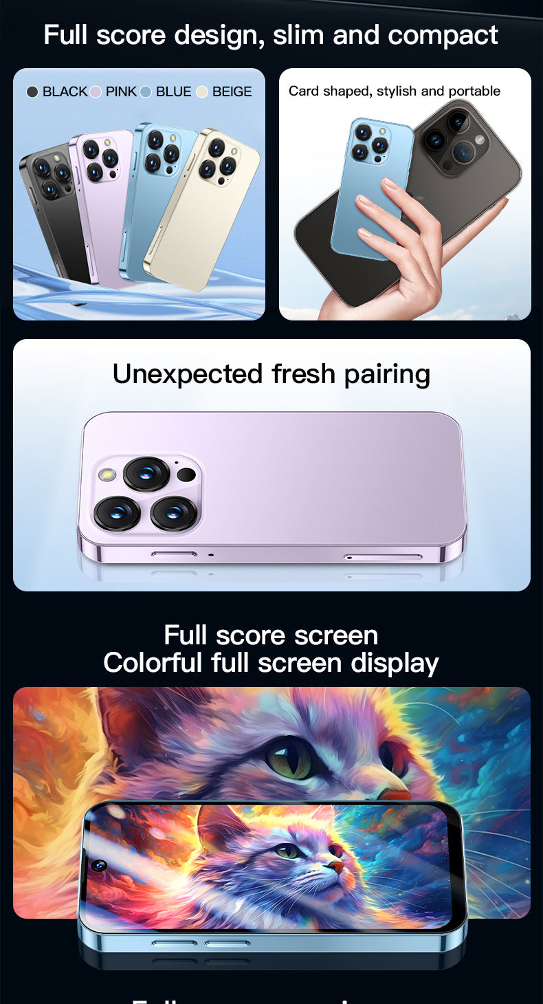 XS19pro Mini Phone Compact Quad-Core Perforated Screen3.88inch Android smartphone foreign language