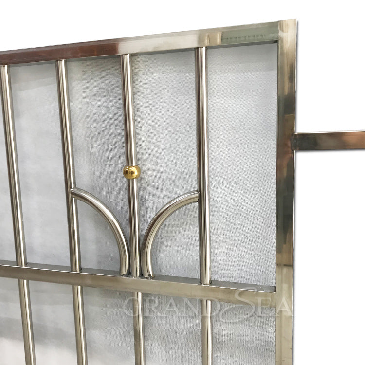 Professional Security Design Exterior Solid Stainless Steel Windows Grill