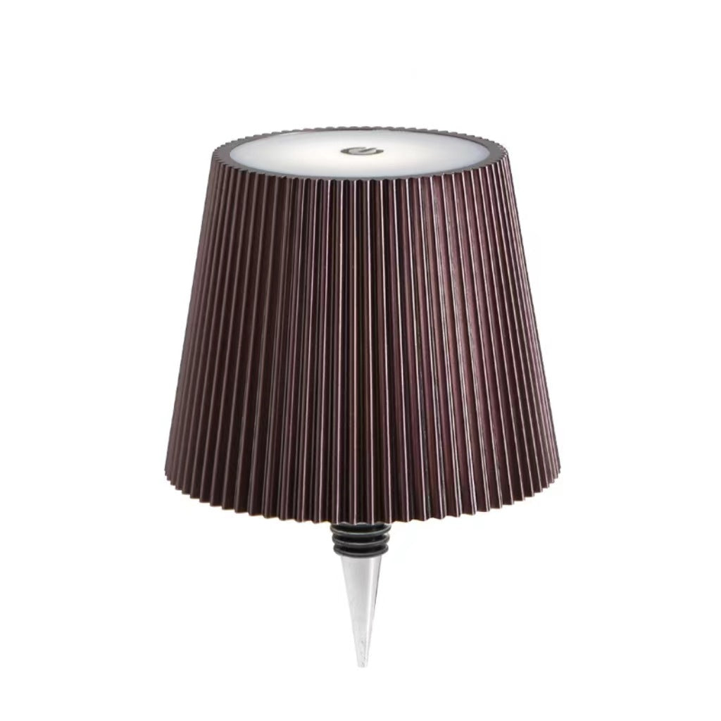 rechargeable desk lamp striped plug-in wine bottle lamp RGB Three-color Amazon  Touch Ambient Light Manufacturer