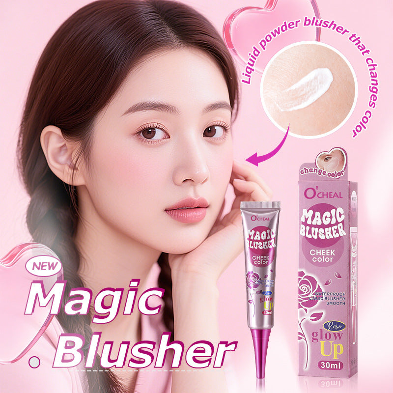 Magic Color Changing Blush Philippines30ml Large Capacity Slightly Tipsy Nude Moisturizing Liquid Blush Matte Liquid Rouge
