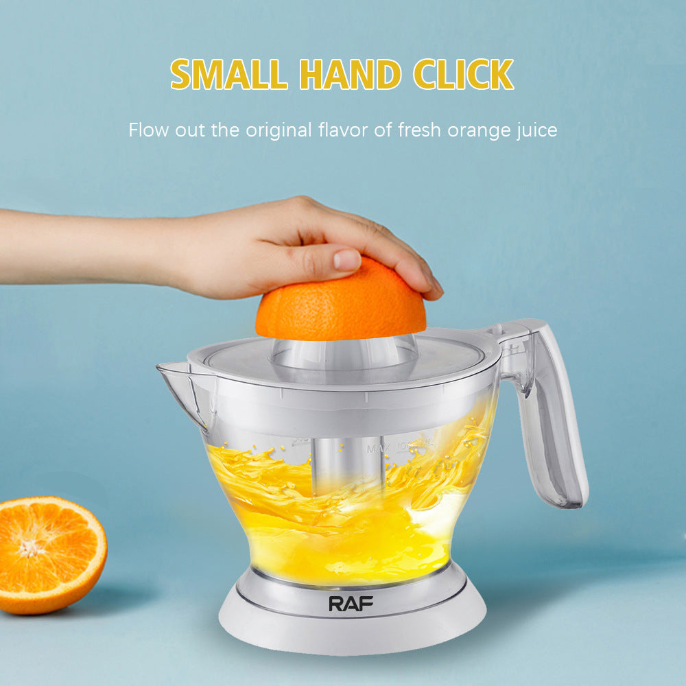 RAF EU Standard Electric Fresh Orange Juicer Household Automatic Juicer Lemon Orange Juice Machine Small Portable617