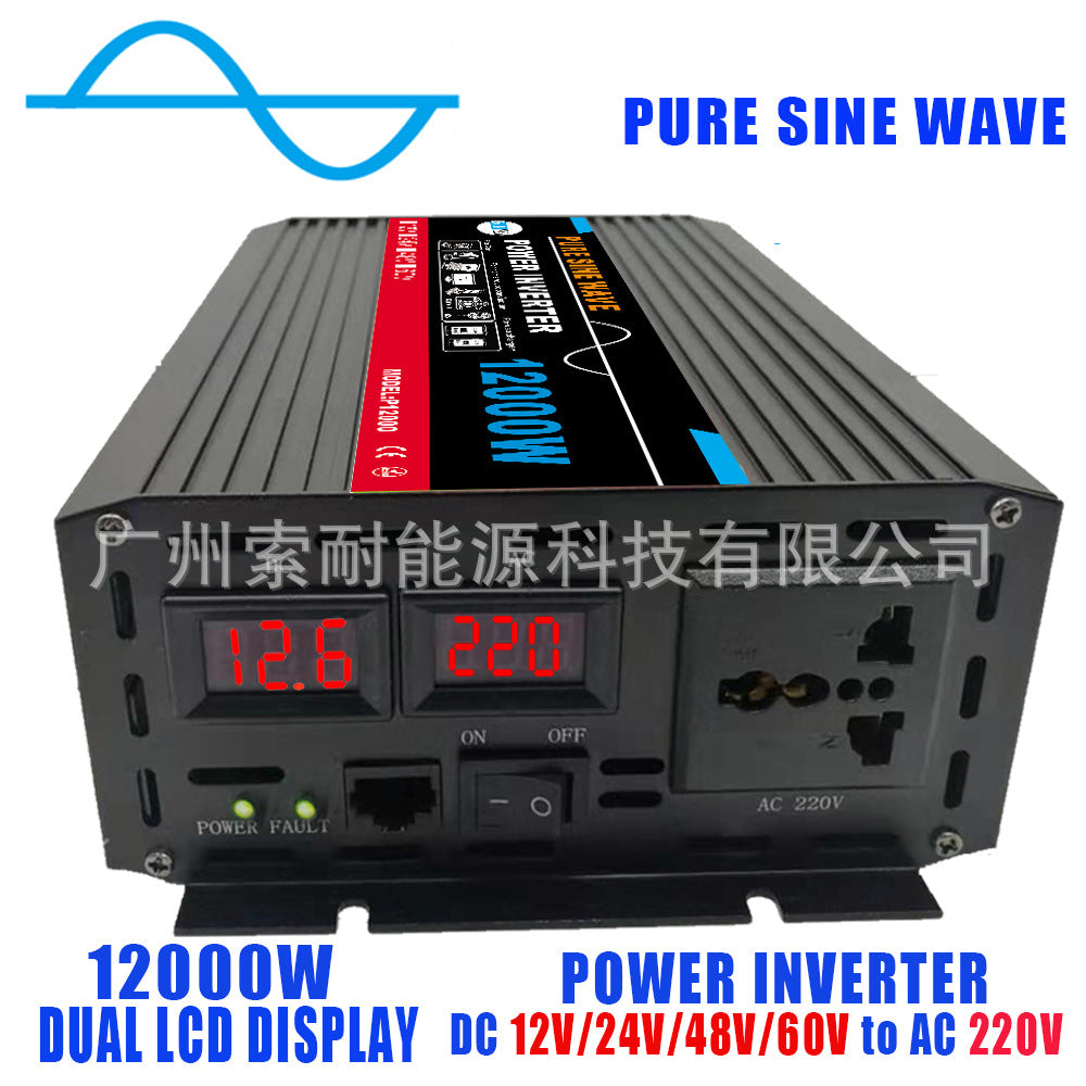 Automotive Pure Sine Wave Inverter1300W Outdoor Adapter Converter12V24V48V60V Turn110V220V