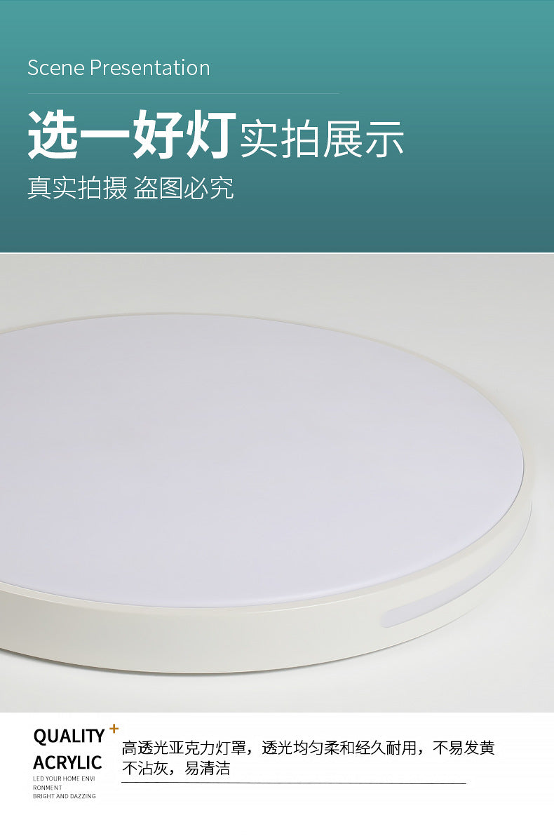 Ceiling Lamp led Bedroom Light Round Modern Minimalist Room Light Creative Iron Art Living Room Light Home Atmosphere Wholesale