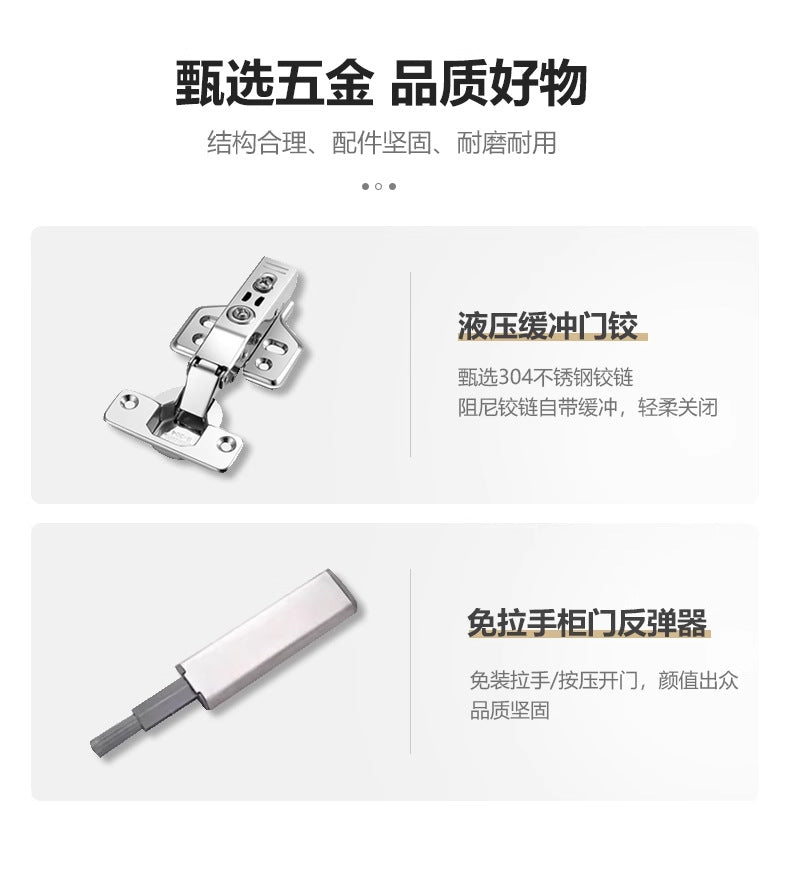 Heightened Solid Wood Bookcase with Glass Doors, Floor-standing Home-use Six-door Bookcase, High-end Storage Cabinet for Home Bedroom and Study Room