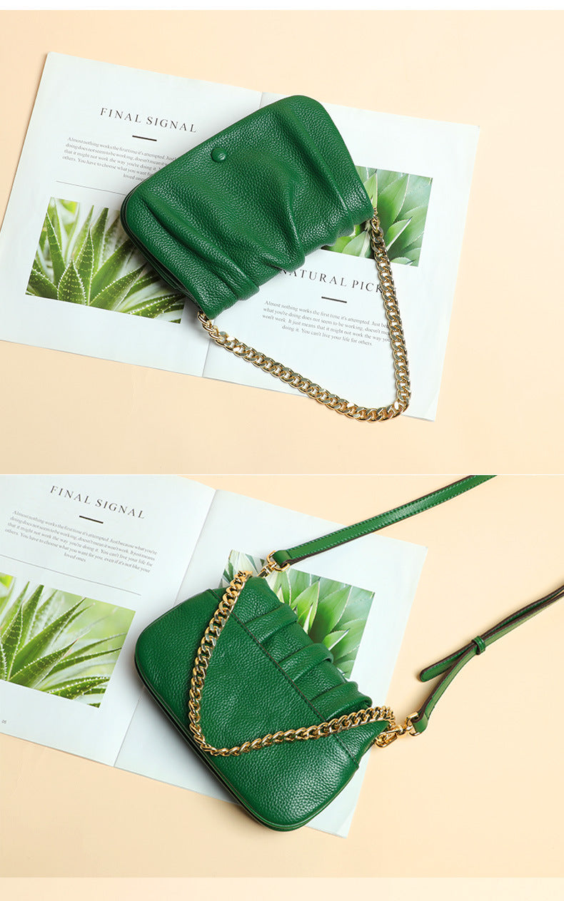 High-Quality Textured Wrinkled Cloud Bag for Women, New Fashionable Versatile Women's Bag, Daily Crossbody Bag, Stylish Single Shoulder Underarm Bag