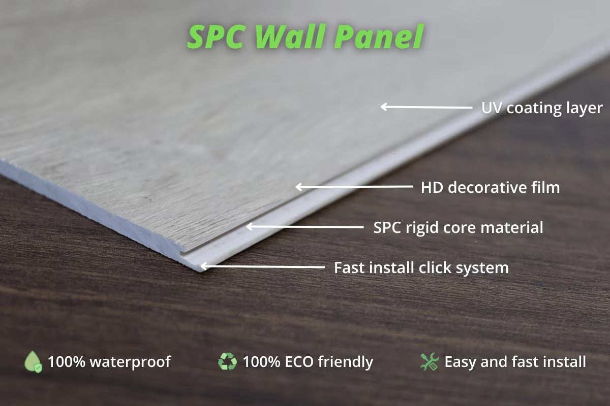 New Arrival Interior Decoration Easy Install Waterproof Pvc Plastic Stone Spc Marble Wall Panel