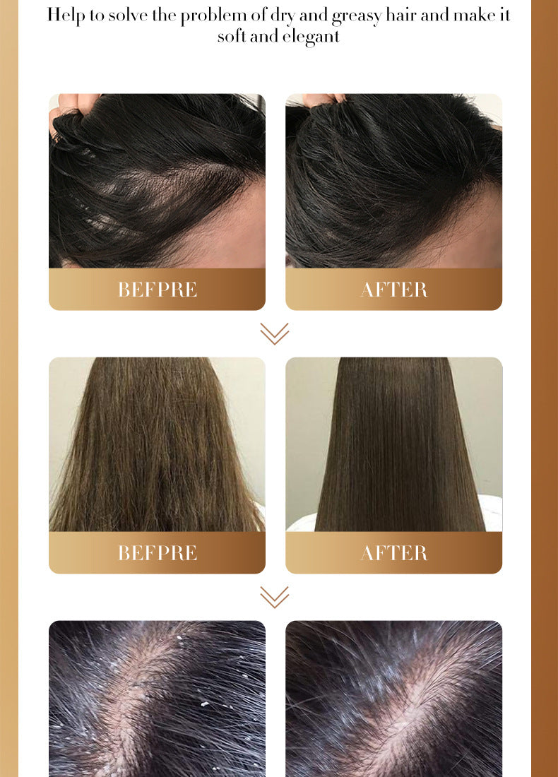 Ginger Shampoo Sachet SADOER Moisturizing, Smooth, Deep Cleansing, Portable Pack, Cross-Border Foreign Trade Wholesale