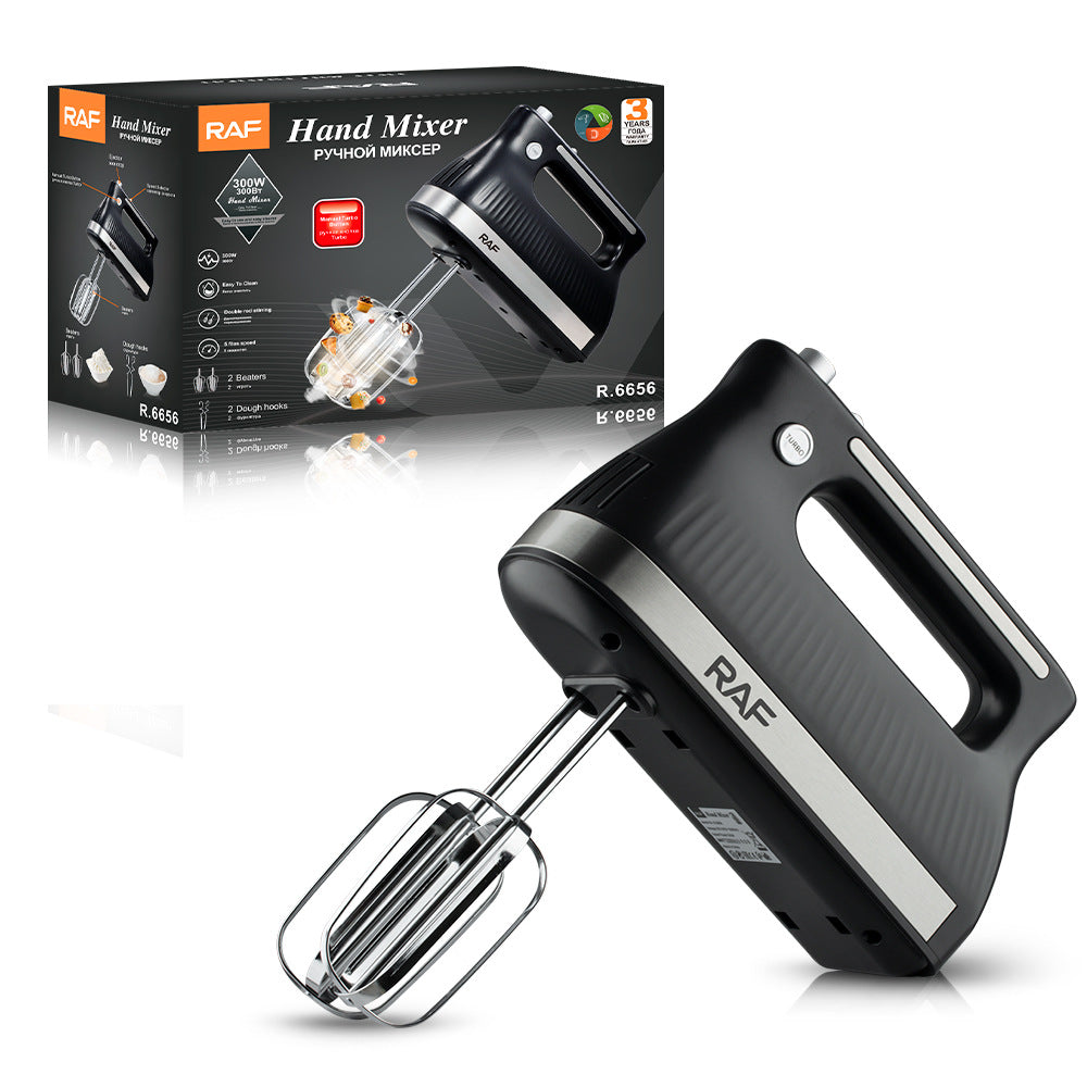 RAF EU Standard Electric Egg Beater for Home Baking, Small Cake Mixer, Automatic Egg Beater for Cream