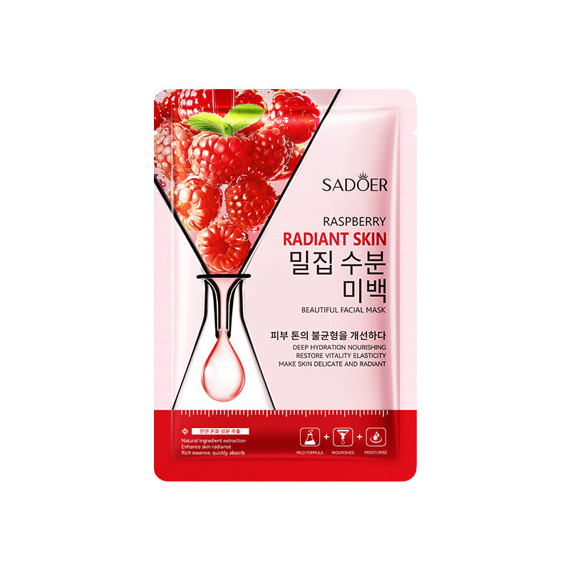 Full English Cucumber Skin Rejuvenation Mask SADOER Hydrating and Moisturizing Plant and Fruit Face Mask  Wholesale