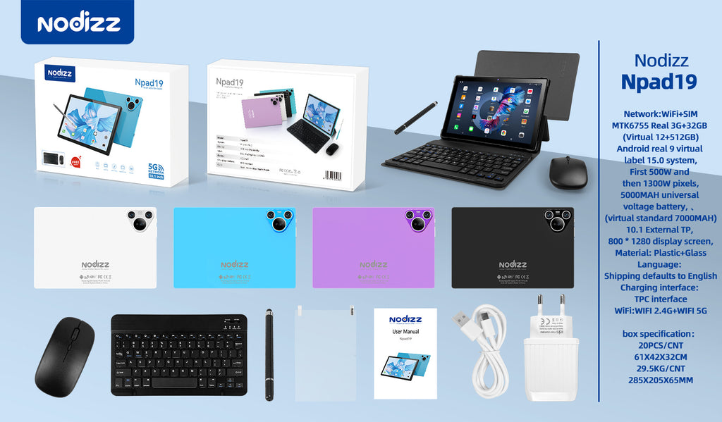 Npad20Tablet Pc5G Plug-in Card Full Netcom Google Store APP Download Video Call Photo Learning Machine