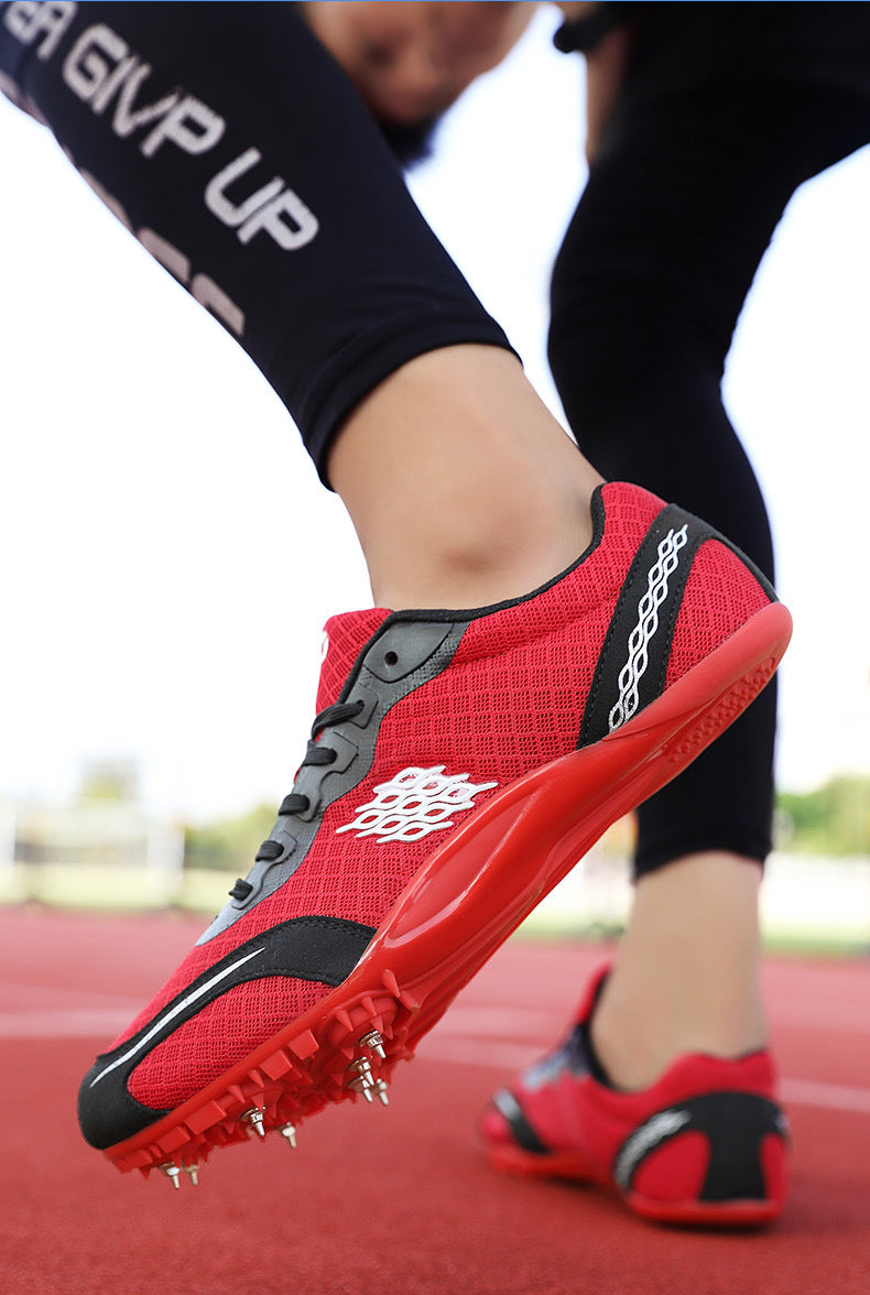 New Professional Track and Field Shoes for Men and Women, Students, Teenagers, Running, Standing Long Jump, Hurdles, High Jump, Spikes, Physical Education Shoes