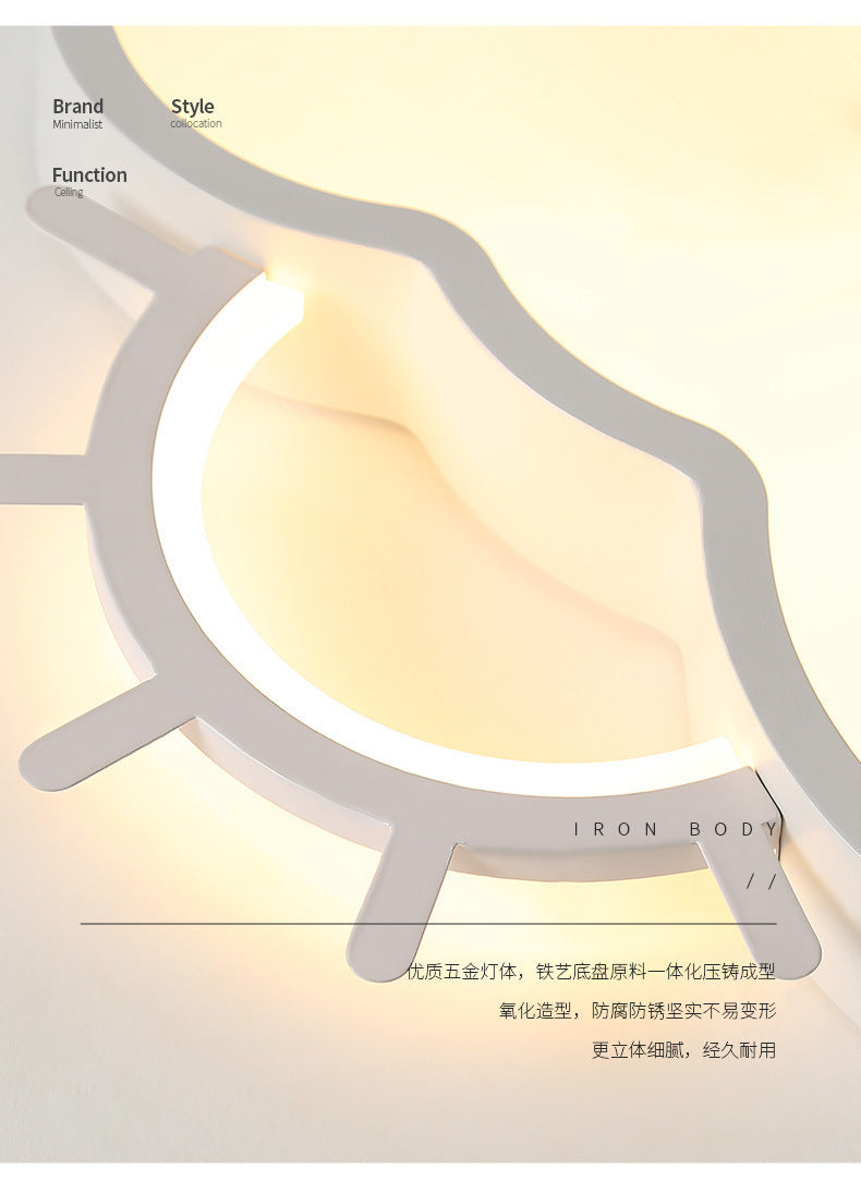 Cloud Lamp Full Spectrum Eye Protection Princess Room Children's Room Bedroom Lighting Personality Ceiling Lamp Modern Simple Cartoon